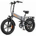 Moojay Electric Bike for Adult with Full Suspension & Dual Hydraulic Brakes 20" Fat Tire Folding Ebike with Removable 14.5Ah Battery, 25km/h Max Speed, Urban & Off-Road Commuter Electric Bicycle